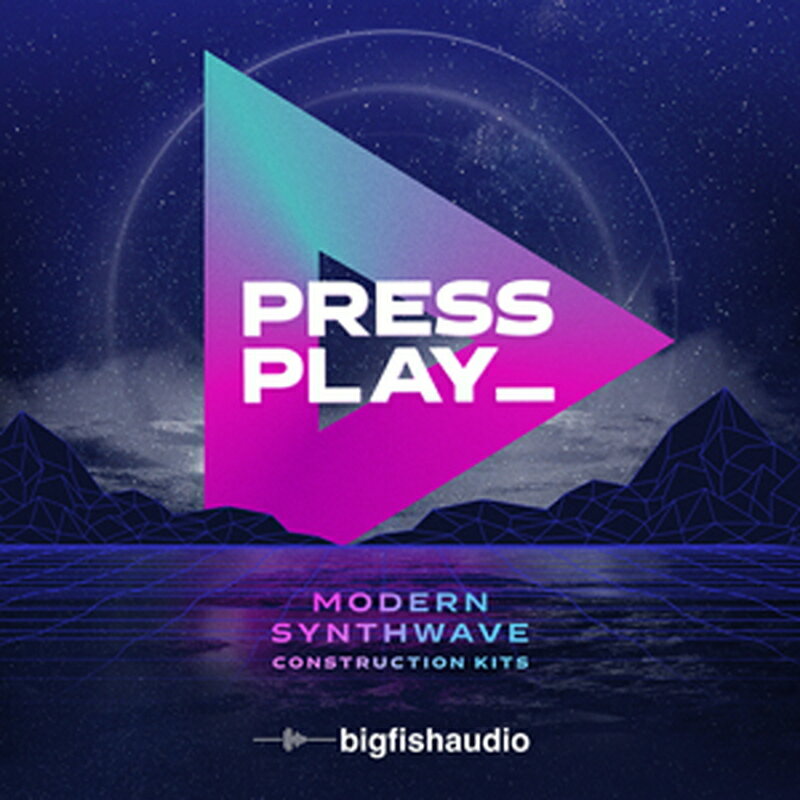 乐天商城 - BIG FISH AUDIO PRESS PLAY - MODERN SYNTHWAVE CONSTRUCTION KITS(オンライン納品)(2時間以内に納品) プラグインソフト