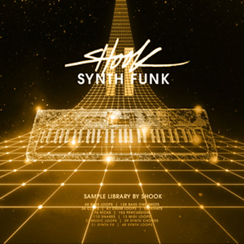 BLACK OCTOPUS SHOOK SYNTH FUNK II(オンライン納品)(2時間以内に納品) プラグインソフト