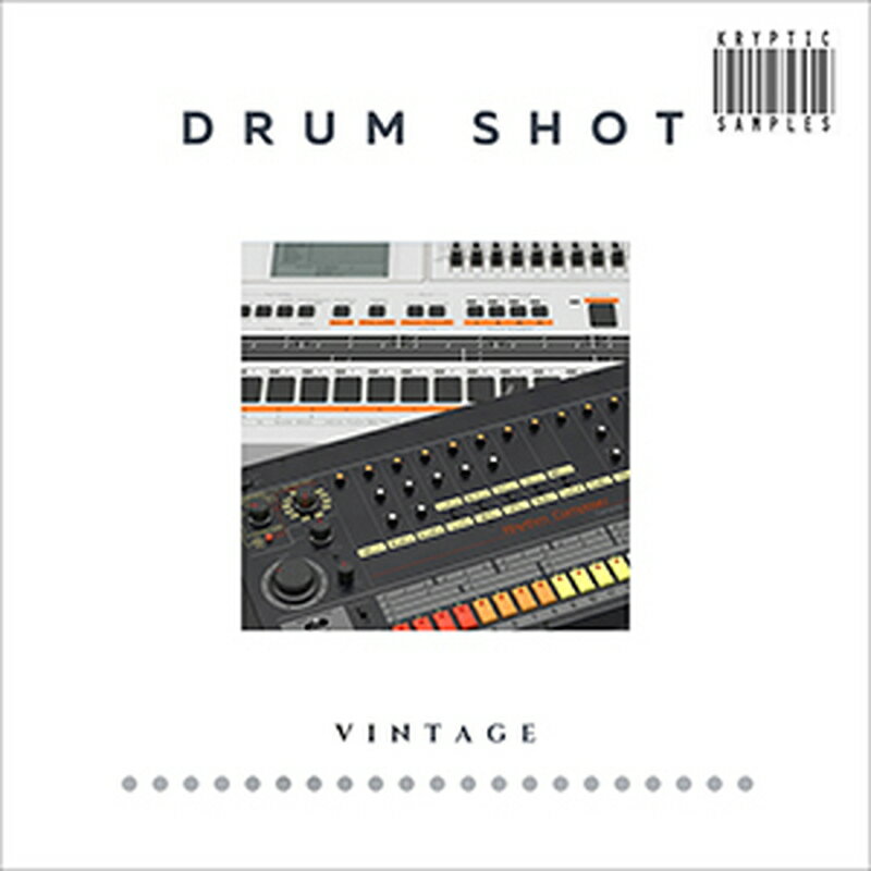 KRYPTIC SAMPLES DRUM SHOT VINTAGE(オンライン納品)(2時間以内に納品) プラグインソフト