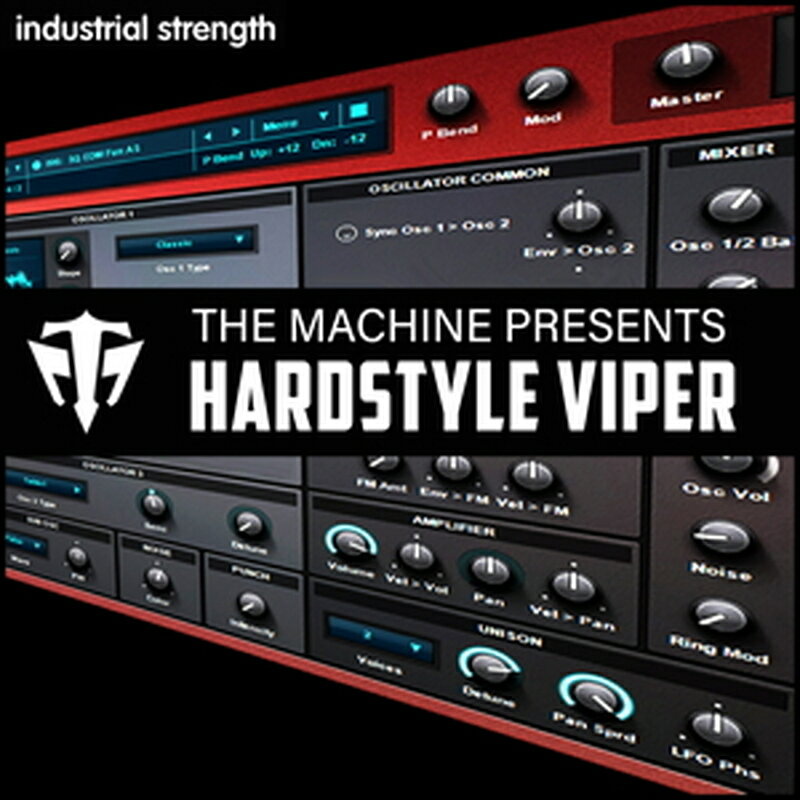 INDUSTRIAL STRENGTH THE MACHINE - HARDSTYLE VIPER(オンライン納品)(2時間以内に納品) プラグインソフト