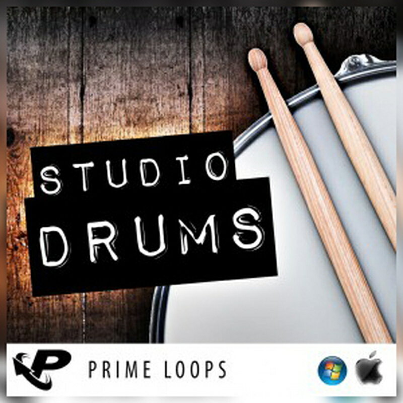 PRIME LOOPS ESSENTIAL STUDIO DRUMS(オンライン納品)(2時間以内に納品) プラグインソフト