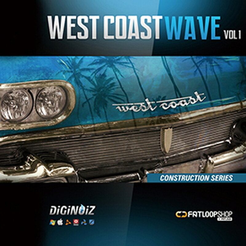 DIGINOIZ 【デジノイズブラックフライデーセール!】WEST COAST WAVE VOL.1(オンライン納品)(2時間以内に納品) プラグインソフト