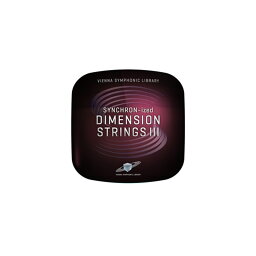 SYNCHRON-IZED DIMENSION STRINGS 3【簡易パッケージ販売】 VIENNA DTM ソフトウェア音源