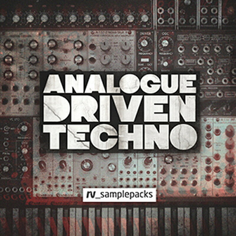 RV_samplepacks ANALOGUE DRIVEN TECHNO(オンライン納品)(2時間以内に納品) プラグインソフト