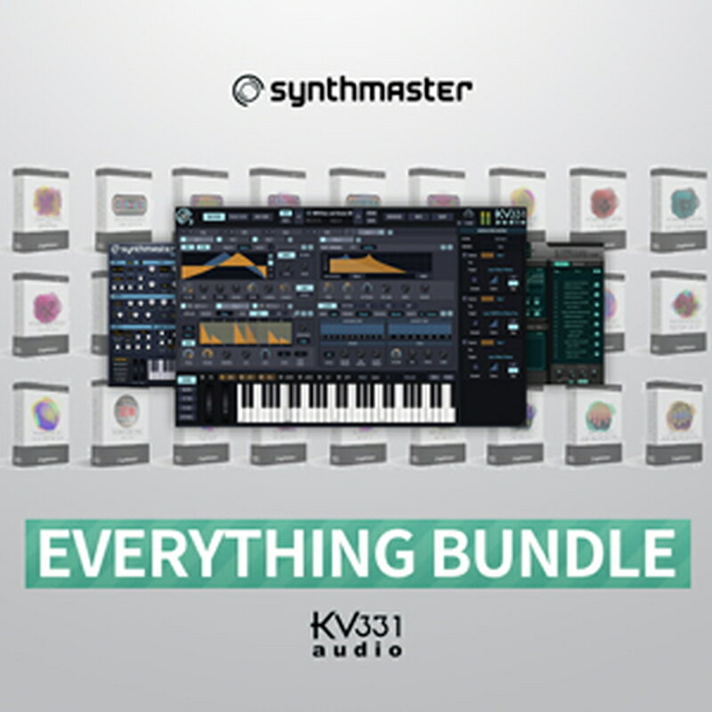 KV331 SYNTHMASTER - EVERYTHING BUNDLE(オンライン納品)(2時間以内に納品) ソフトウェア音源