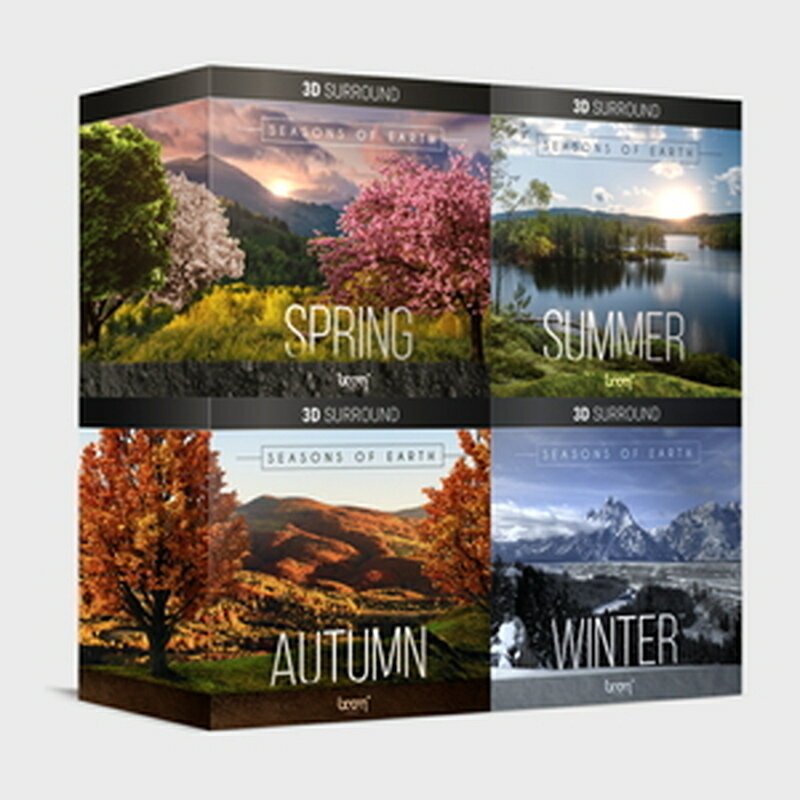 BOOM Library SEASONS OF EARTH BUNDLE - 3D SURROUND & STEREO(����饤��Ǽ��)(2���ְ����Ǽ��) �ץ饰���󥽥ե�
