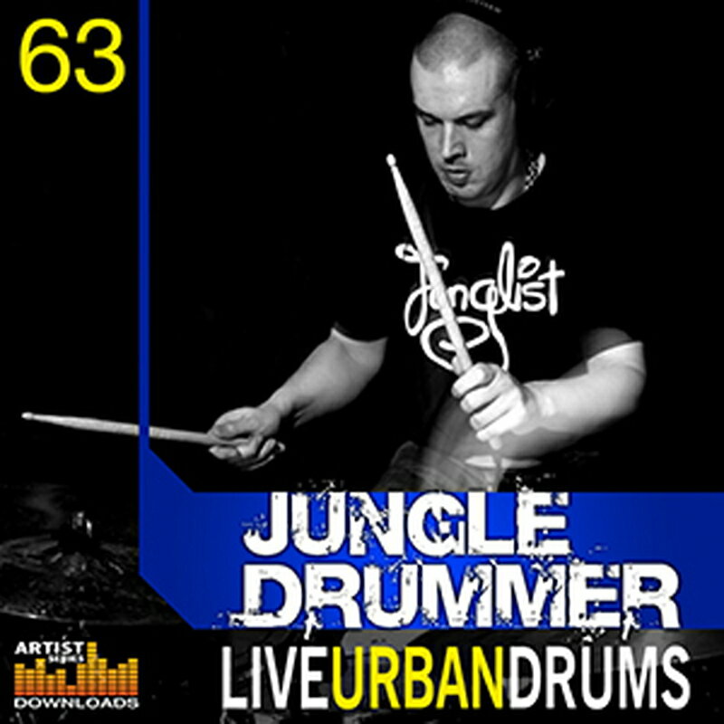 LOOPMASTERS JUNGLE DRUMMER - LIVE URBAN DRUMS(オンライン納品)(2時間以内に納品) プラグインソフト
