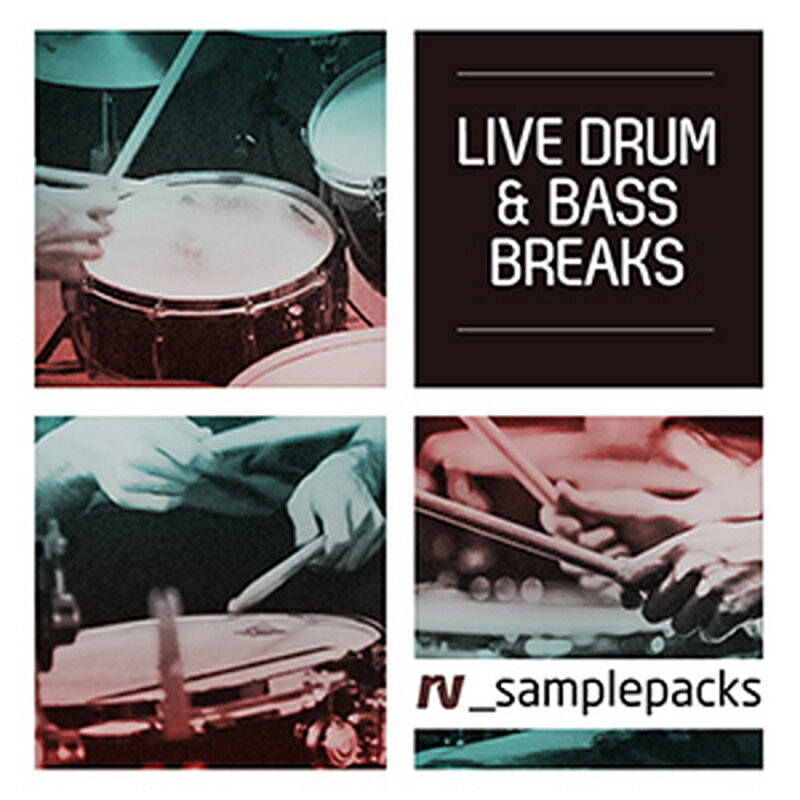 RV_samplepacks LIVE DRUM & BASS BREAKS(オンライン納品)(2時間以内に納品) プラグインソフト