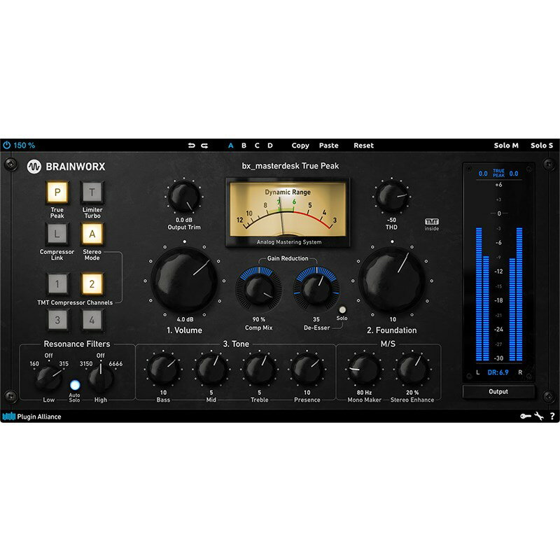 Brainworx bx_masterdesk True Peak(饤Ǽ)(Բ) Plugin Alliance DTM ץ饰󥽥ե