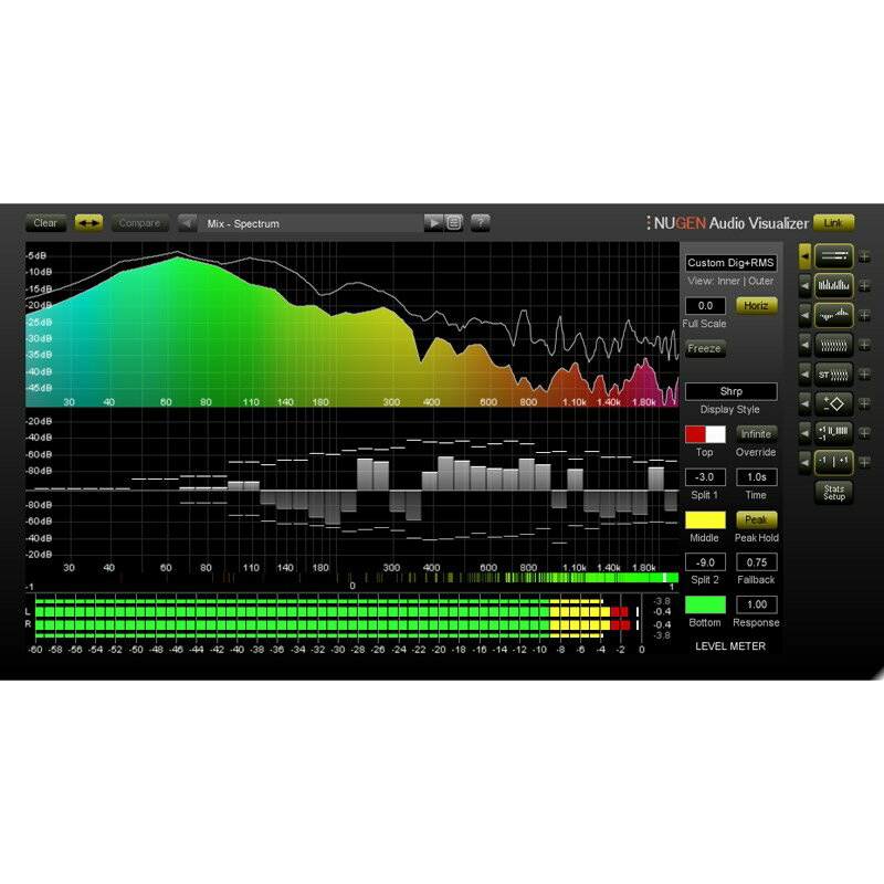 Nugen Audio Visualizer 2 (オンライン納品)(2時間以内に納品) プラグインソフト