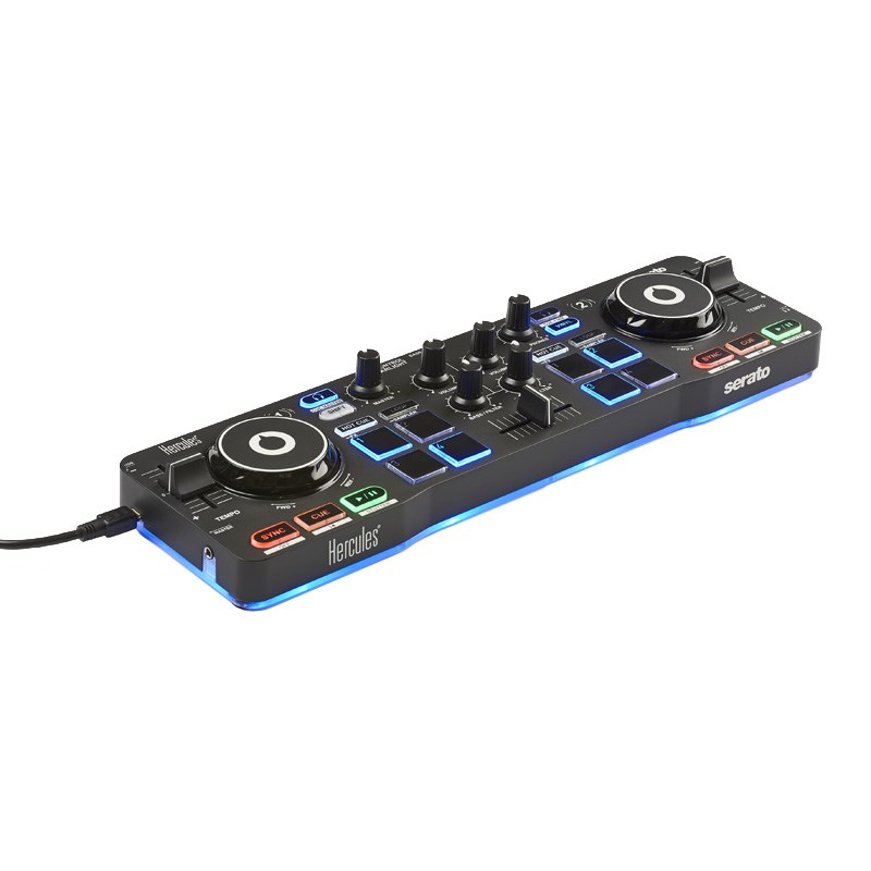 あす楽 DJCONTROL STARLIGHT 【Serato DJ Lite 対応 DJコントローラー】 HERCULES DJ機器 DJコントローラー