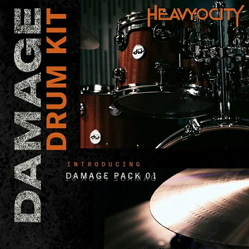 HEAVYOCITY 【ヘヴィオシティSOUND OF THE SEASON SALE！】DAMAGE DRUM KIT(オンライン納品)(2時間以内に納品) ソフトウェア音源