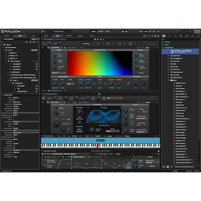 Falcon 2.8(オンライン納品専用)※代金引換はご利用頂けません。 UVI DTM ソフトウェア音源