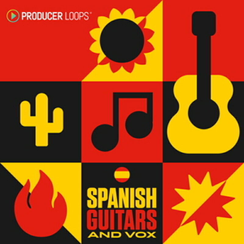 PRODUCER LOOPS 【プロデューサーループスブラックフライデーセール！】SPANISH GUITARS & VOX(オンライン納品)(2時間以内に納品) プラグインソフト