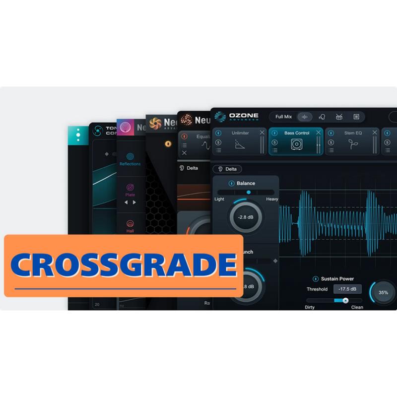 iZotope 【アイゾトープMix & Master Spotlight Sale！】Mix & Master Bundle Advanced: CG from Ozone Advanced or Nectar Advanced(オンライン納品)(2時間以内に納品) プラグインソフト