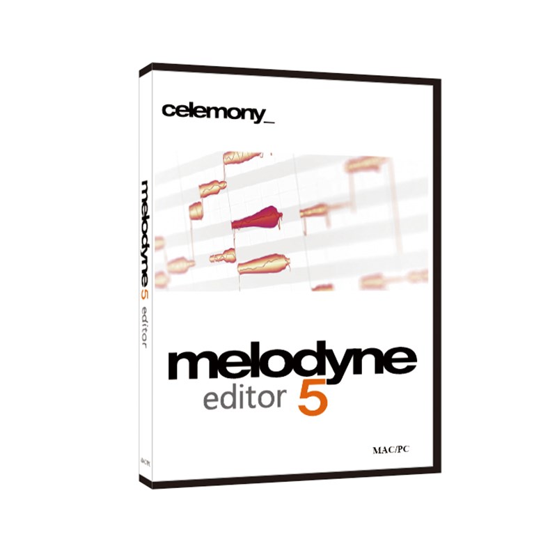 楽天池部楽器 パワーレック鍵盤堂Melodyne 5 Editor（パッケージ版）（チュートリアルビデオ収録USBメモリ同梱） celemony DTM プラグインソフト