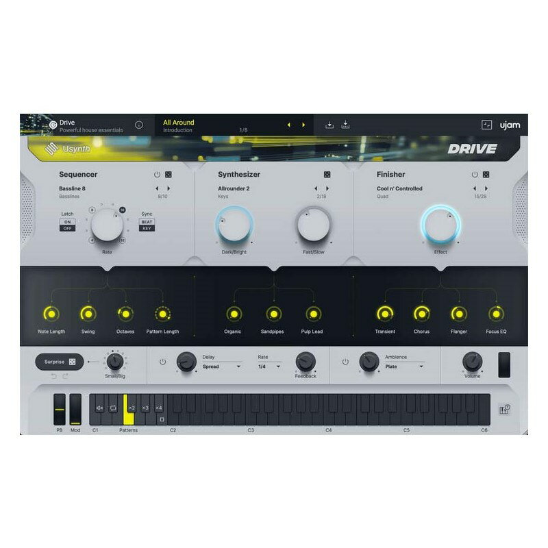 UJAM Usynth DRIVE(オンライン納品)(2時間以内に納品) ソフトウェア音源