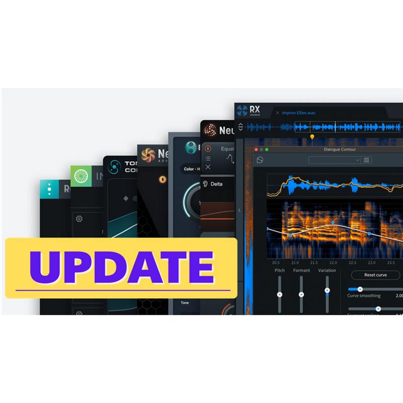 iZotope RX Post Production Suite 8.7: UPD from RX Post Production Suite 1-8.5(オンライン納品)(2時間以内に納品) プラグインソフト