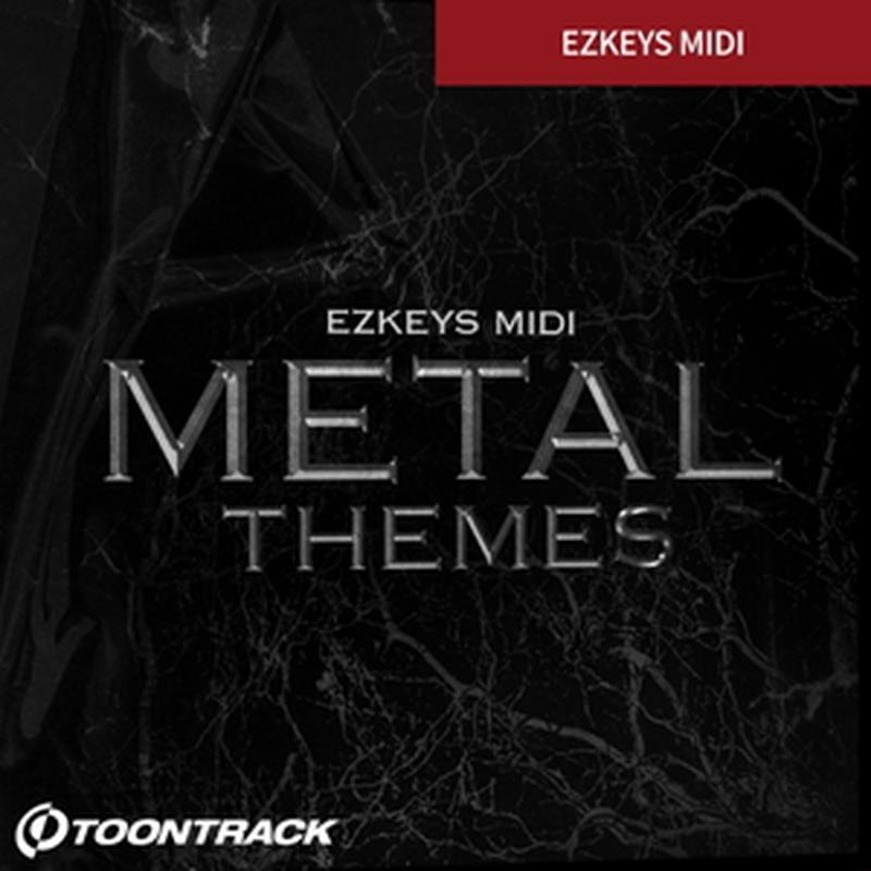 TOONTRACK KEYS MIDI - Metal Themes (メタルキーボード)(EZkeys用MIDIライブラリ)(オンライン納品)(2時間以内に納品) ソフトウェア音源