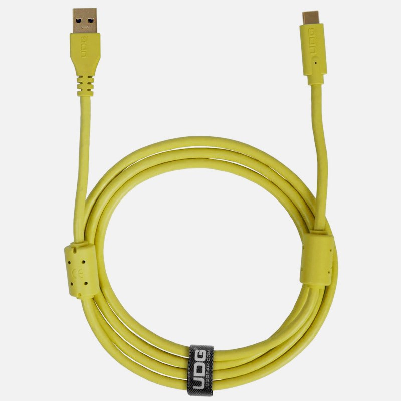 U98001YL Ultimate USB Cable 3.0 C-A Yellow Straight 1.5m UDG DJ機器 DJアクセサリー