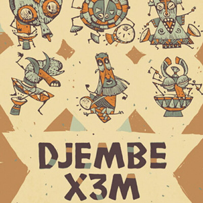 STREZOV SAMPLING DJEMBE X3M(オンライン納品)(2時間以内に納品) ソフトウェア音源