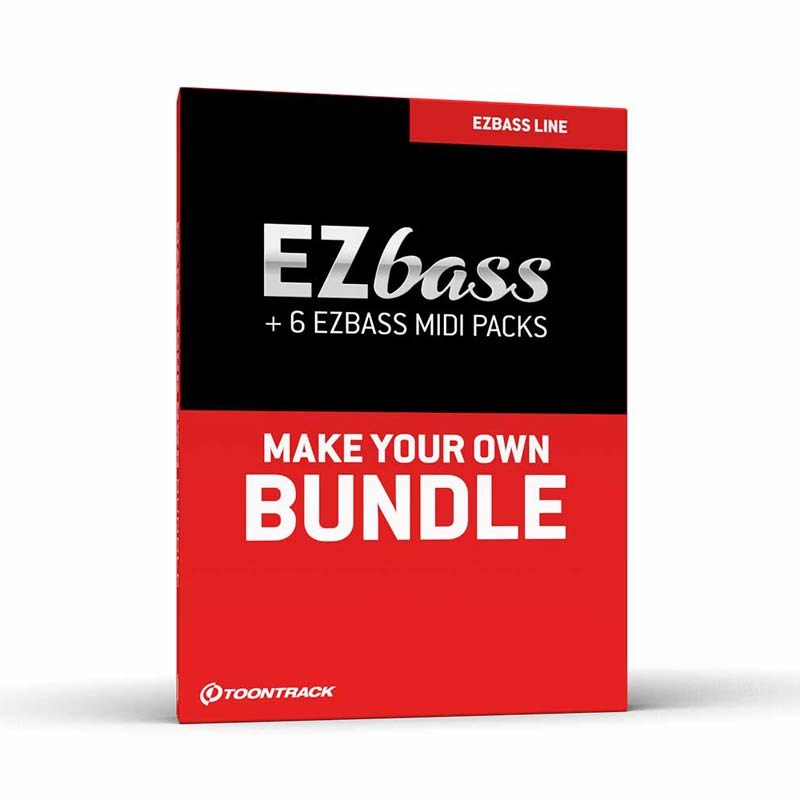 TOONTRACK EZBASS MIDI EDITION (トゥーントラック)(ベースミディ)(オンライン納品)(2時間以内に納品) プラグインソフト