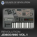 SOUNDS OF REVOLUTION REVOLUTION JD800/990 VOL.1(オンライン納品)(2時間以内に納品) プラグインソフト