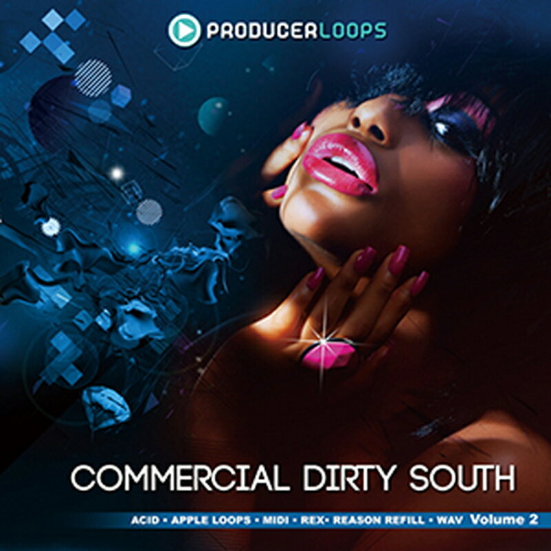 PRODUCER LOOPS 【プロデューサーループスブラックフライデーセール！】COMMERCIAL DIRTY SOUTH VOL.2(オンライン納品)(2時間以内に納品) プラグインソフト