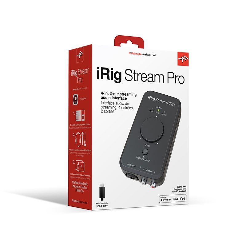 iRig Stream Pro IK Multimedia DTM スマホ・タブレット関連デバイス