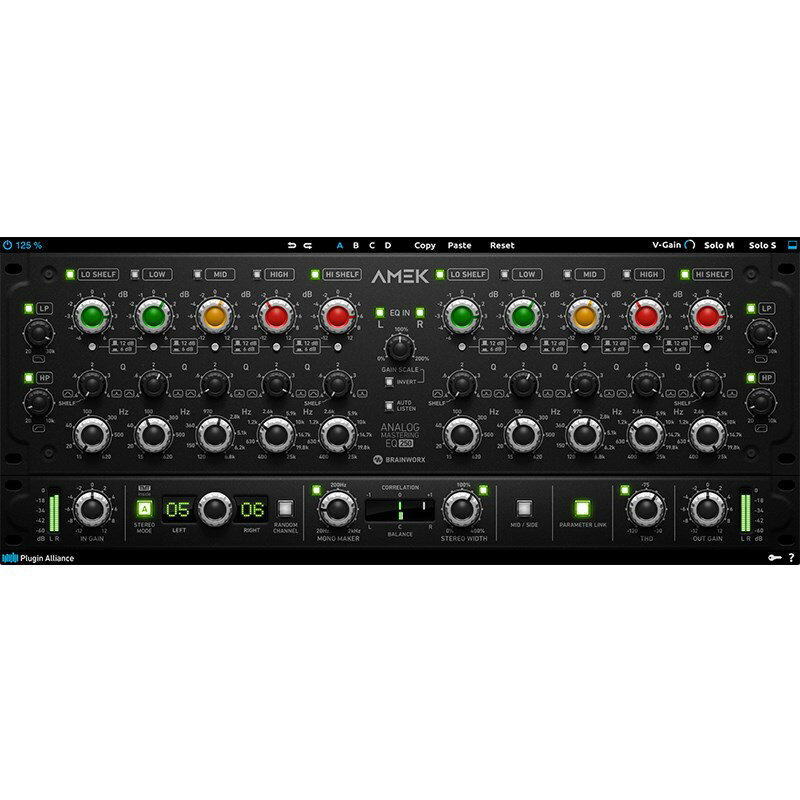 Plugin Alliance AMEK EQ 250 (プラグインアライアンス)(オンライン納品)(2時間以内に納品) プラグインソフト