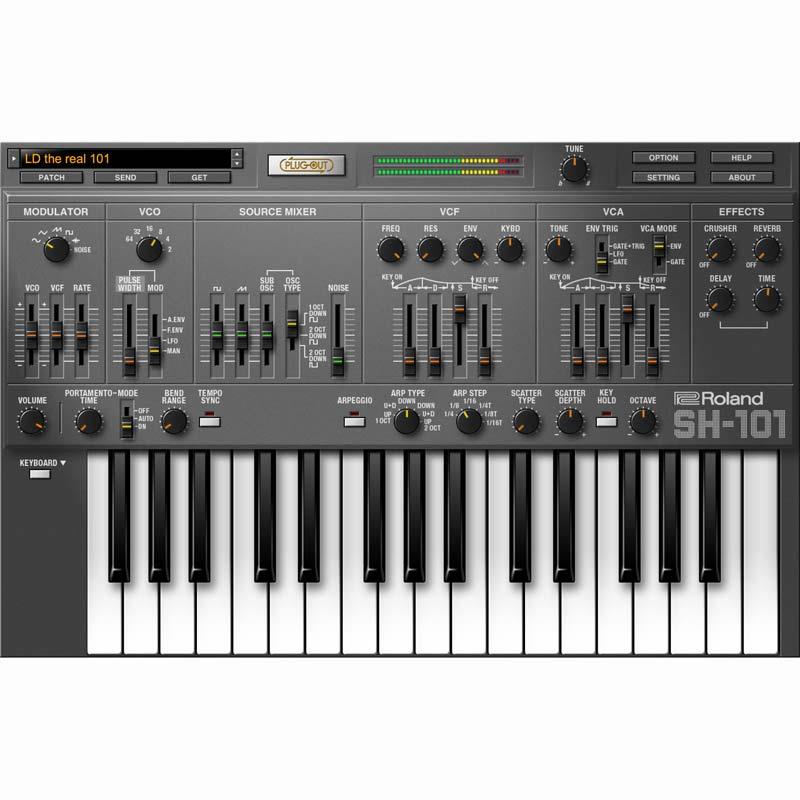 Roland SH-101 Software Synthesizer [Lifetime Key] (ローランド)(ソフトシンセ)(オンライン納品)(2時間以内に納品) ソフトウェア音源