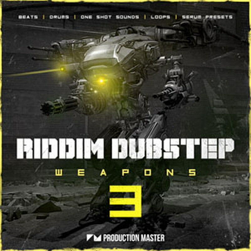 PRODUCTION MASTER 【ブラックオクトパスブラックフライデー！】RIDDIM DUBSTEP WEAPONS 3(オンライン納品)(2時間以内に納品) プラグインソフト
