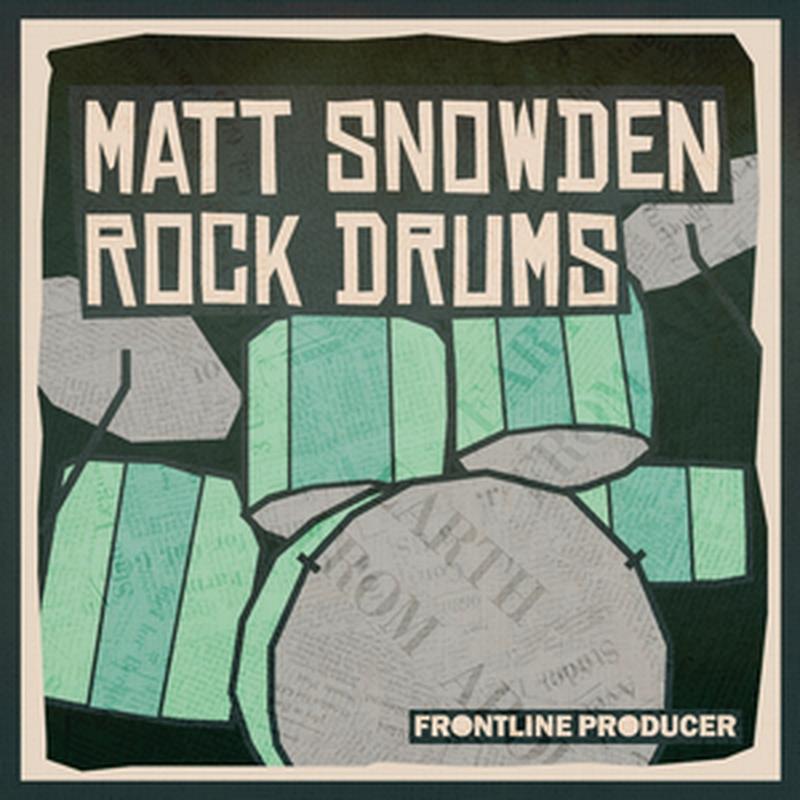 FRONTLINE PRODUCER Matt Snowden - Rock Drums (インディーロック)(ドラムサンプルパック)(オンライン納品)(2時間以内に納品) プラグインソフト