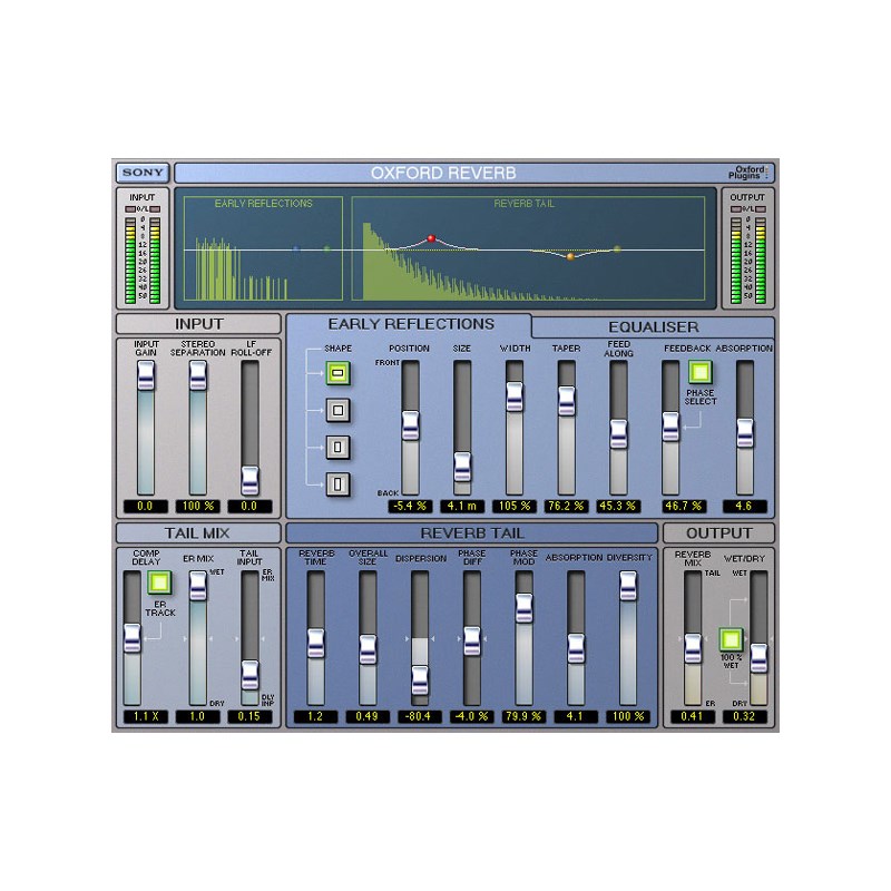 Sonnox Oxford Reverb | Native(オンライン納品)(2時間以内に納品) プラグインソフト