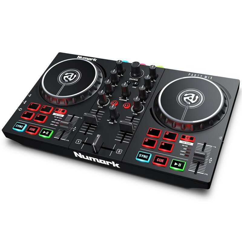 あす楽 Party Mix II 【Serato DJ Lite対応DJコントローラー】 Numark DJ機器 DJコントローラー