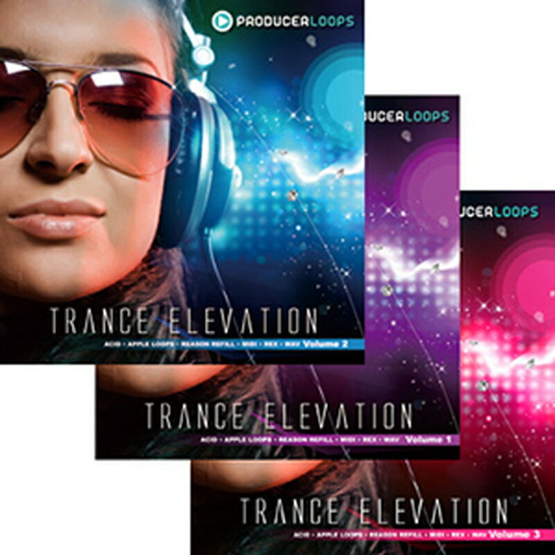 樂天商城 - PRODUCER LOOPS TRANCE ELEVATION BUNDLE (VOLS 1-3)(オンライン納品)(2時間以内に納品) プラグインソフト