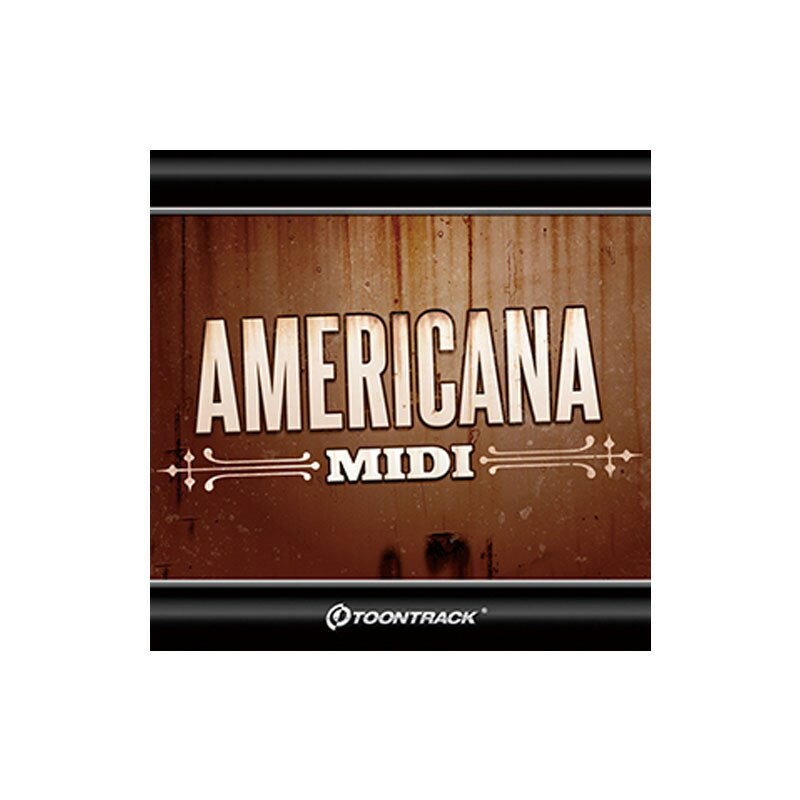 TOONTRACK DRUM MIDI - AMERICANA(オンライン納品)(2時間以内に納品) ソフトウェア音源