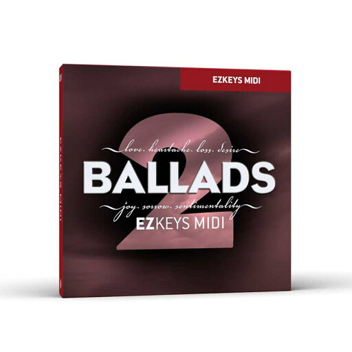 TOONTRACK KEYS MIDI - BALLADS 2 (トゥーントラック)(EZKEYS)(オンライン納品)(2時間以内に納品) ソフトウェア音源 TOONTRACK KEYS MIDI - BALLADS 2 (トゥーントラック)(EZKEYS)(オンライン納品)(2時間以内に納品) ソフトウェア音源