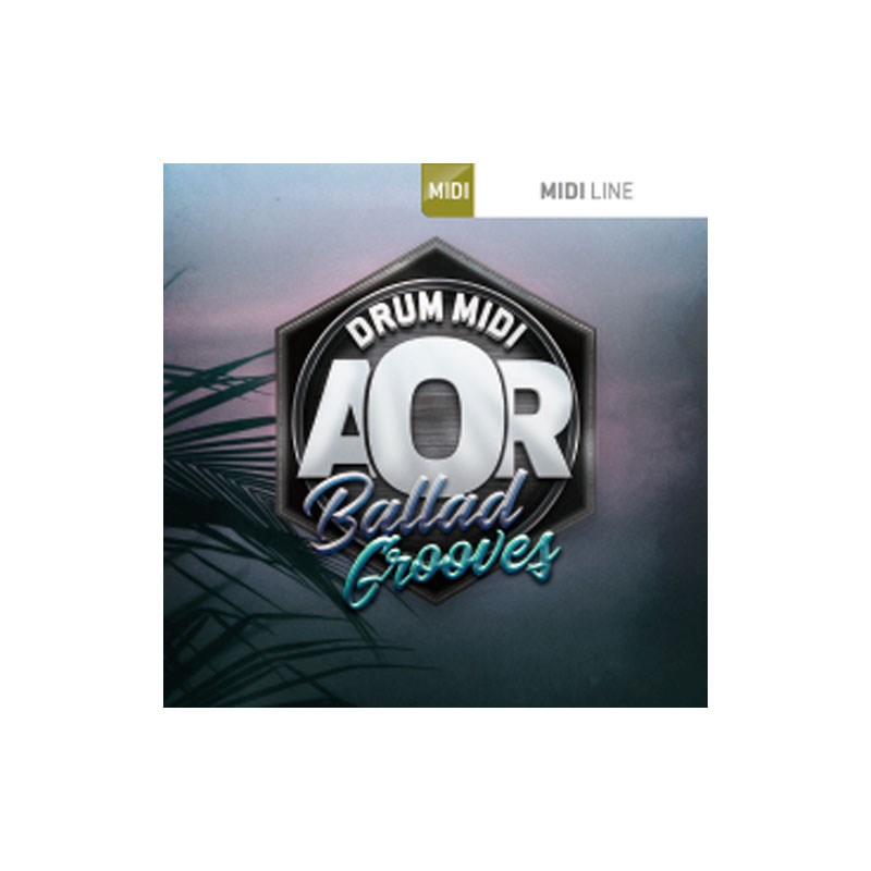 TOONTRACK DRUM MIDI - AOR BALLAD GROOVES(オンライン納品)(2時間以内に納品) ソフトウェア音源