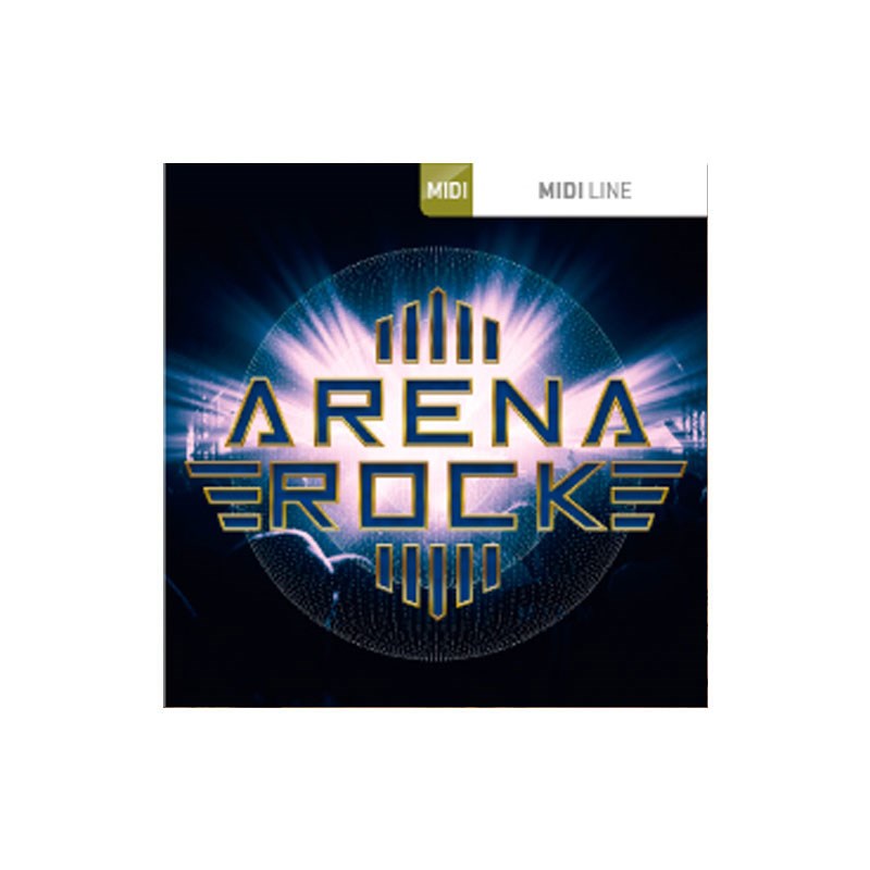 TOONTRACK DRUM MIDI - ARENA ROCK(オンライン納品)(2時間以内に納品) ソフトウェア音源