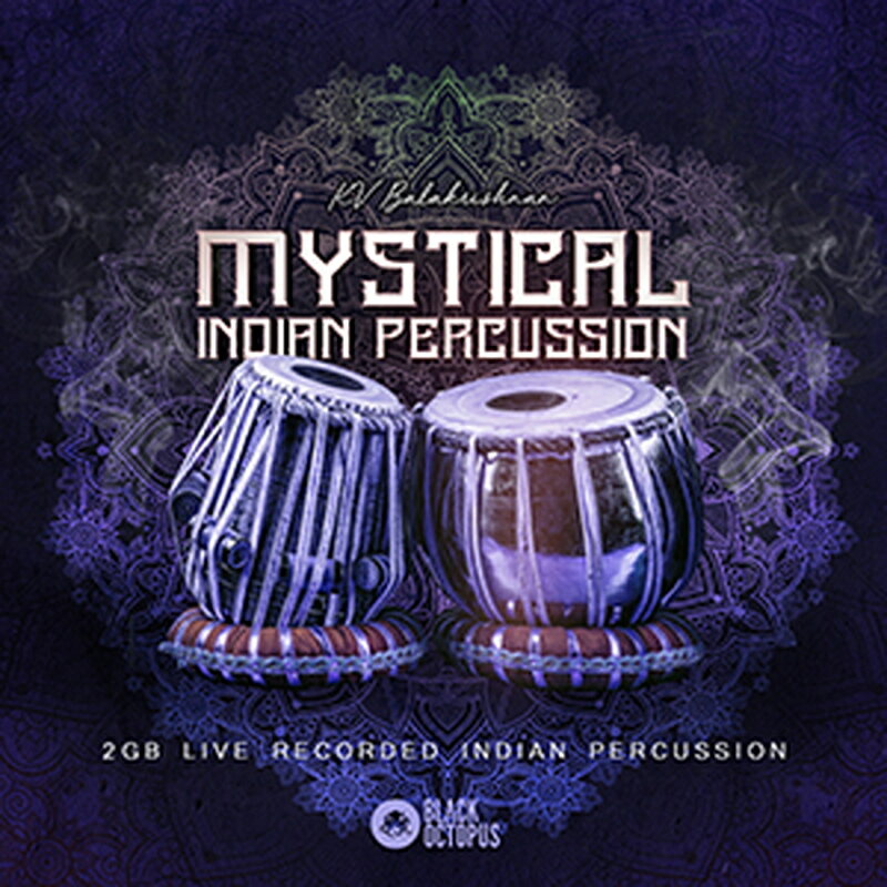 BLACK OCTOPUS MYSTICAL INDIAN PERCUSSION(オンライン納品)(2時間以内に納品) プラグインソフト