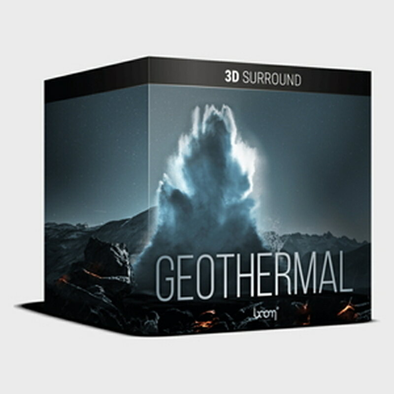 BOOM Library GEOTHERMAL - 3D SURROUND & STEREO(オンライン納品)(2時間以内に納品) プラグインソフト