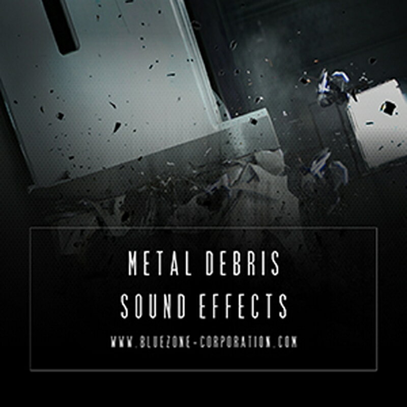 BLUEZONE METAL DEBRIS SOUND EFFECTS(オンライン納品)(2時間以内に納品) プラグインソフト