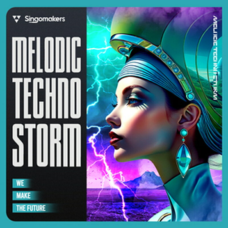 SINGOMAKERS MELODIC TECHNO STORM(オンライン納品)(2時間以内に納品) プラグインソフト