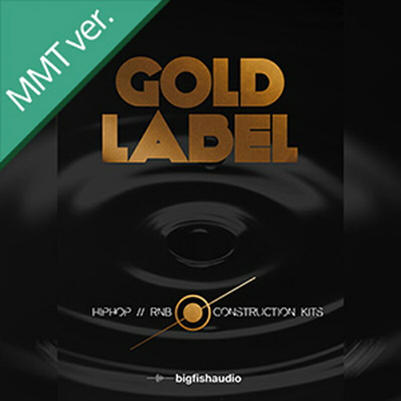 BIG FISH AUDIO GOLD LABEL - HIP HOP AND RNB MMT(オンライン納品)(2時間以内に納品) プラグインソフト