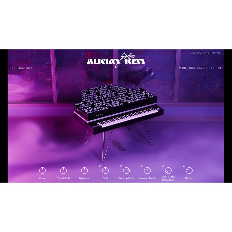 Native Instruments Alicia’s Electric Keys (ネイティブインストルメンツ)(アリシアキーズ)(オンライン納品)(2時間以内に納品) ソフトウェア音源