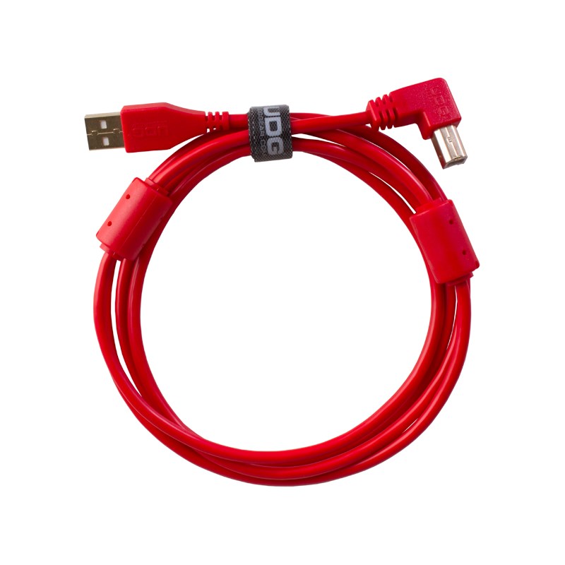 あす楽 Ultimate Audio Cable USB 2.0 A-B Red Angled 1m 【本数限定USBケーブル特価】 UDG DJ機器 DJアクセサリー 1