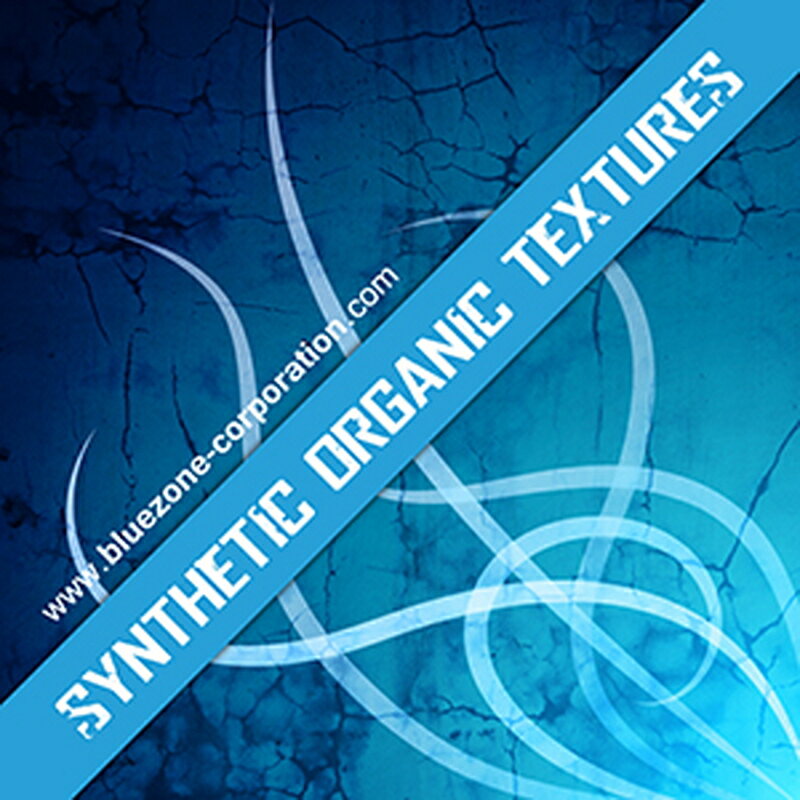 BLUEZONE 【ブルーゾーンSF系効果音サンプルパックが50%OFF!】SYNTHETIC ORGANIC TEXTURES(オンライン納品)(2時間以内に納品) プラグインソフト