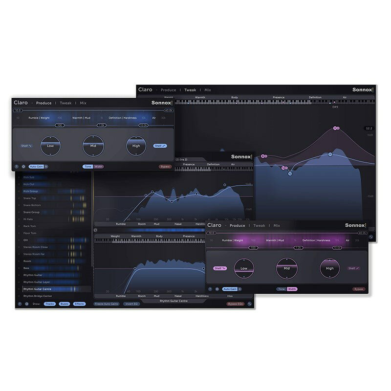 Sonnox Claro | Native (ソノックス)(クラーロ)(オンライン納品)(2時間以内に納品) プラグインソフト