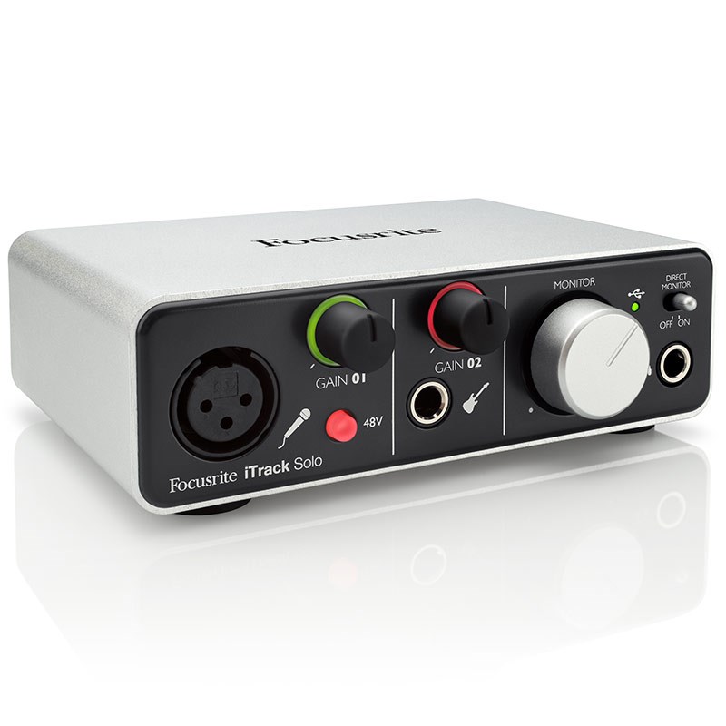 【デジタル楽器特価祭り】iTrack Solo Lightning Focusrite DTM オーディオインターフェイス